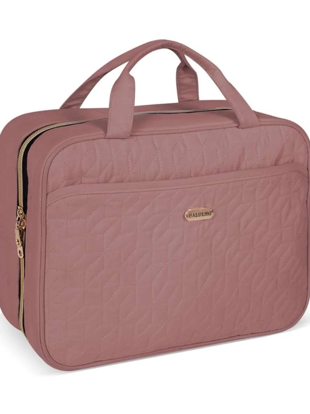 Travel Hanging Cosmetic Organizer Bag - Dusty Pink